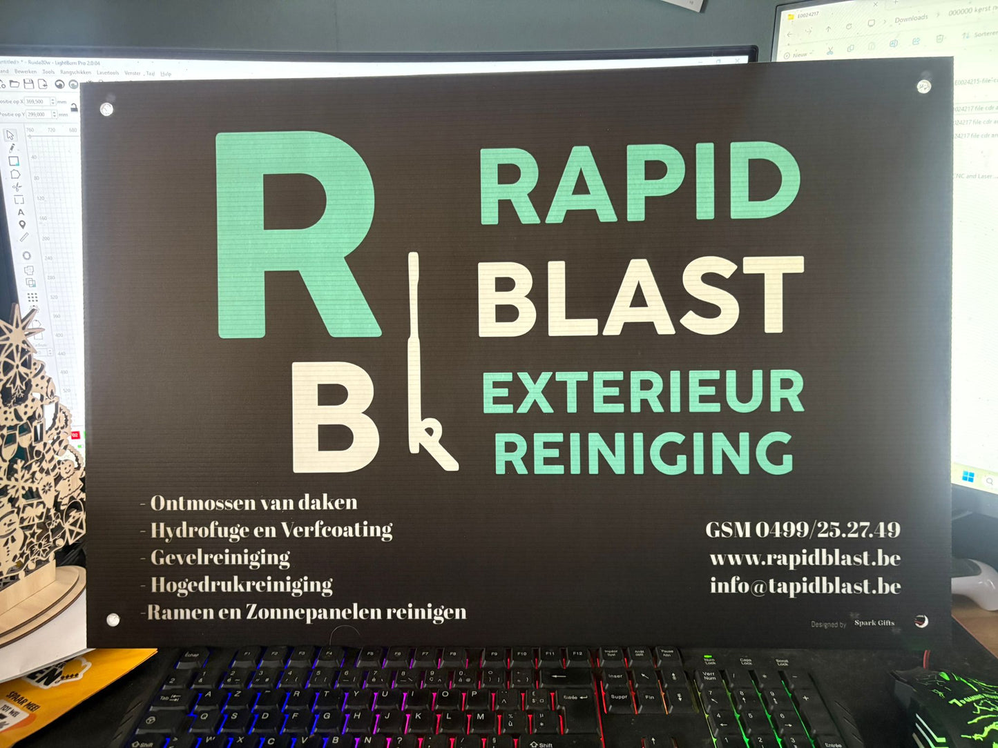 🪧 Gepersonaliseerde Kanaalplaat – Jouw ontwerp, jouw stijl!