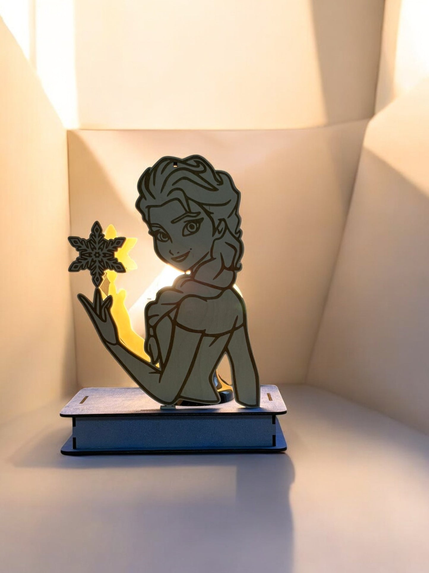 Elsa LED Houten Nachtlamp