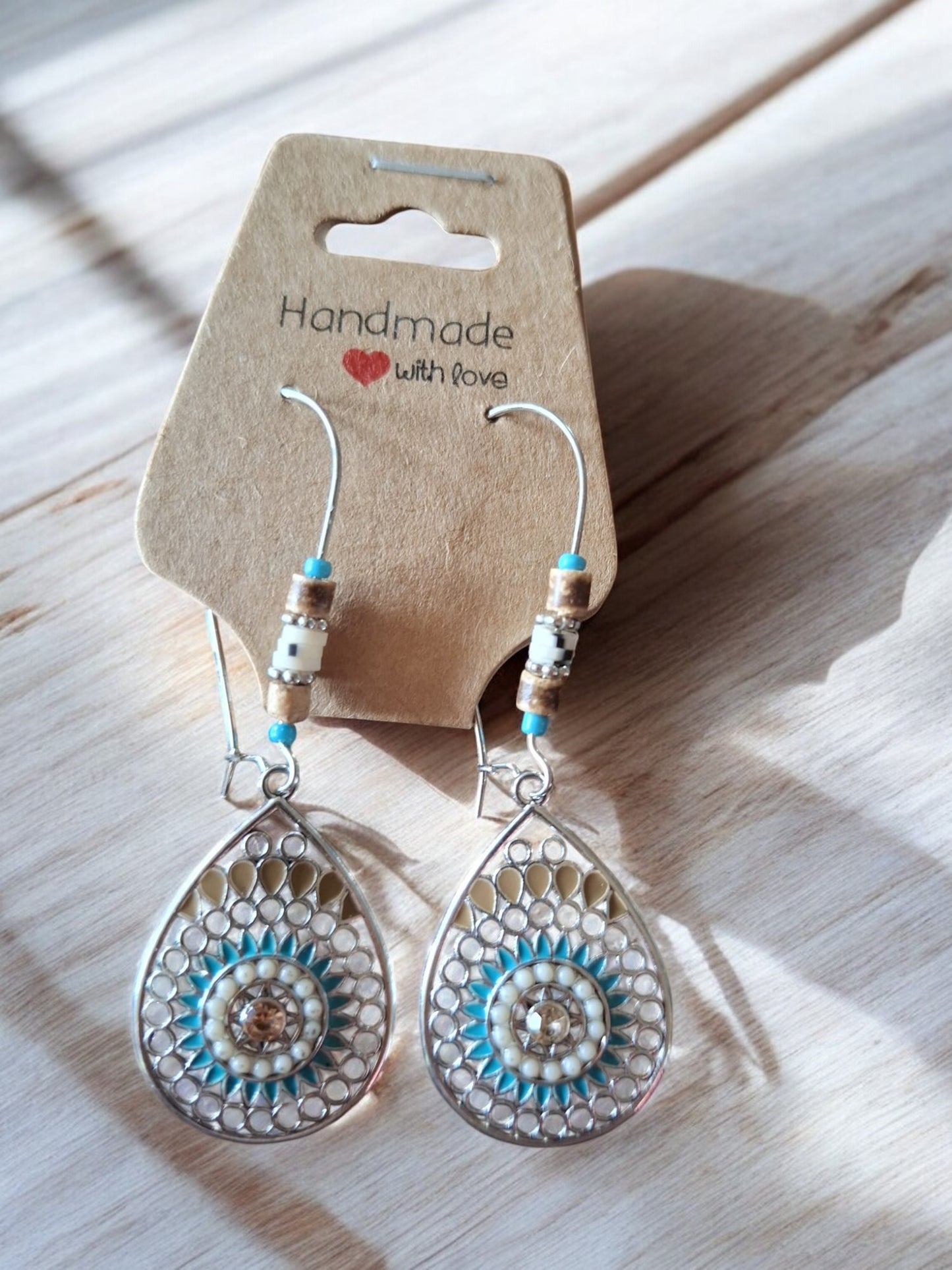 💧 Boho Drop Oorringen – Zonnestraaltjes in sieradenvorm ☀️