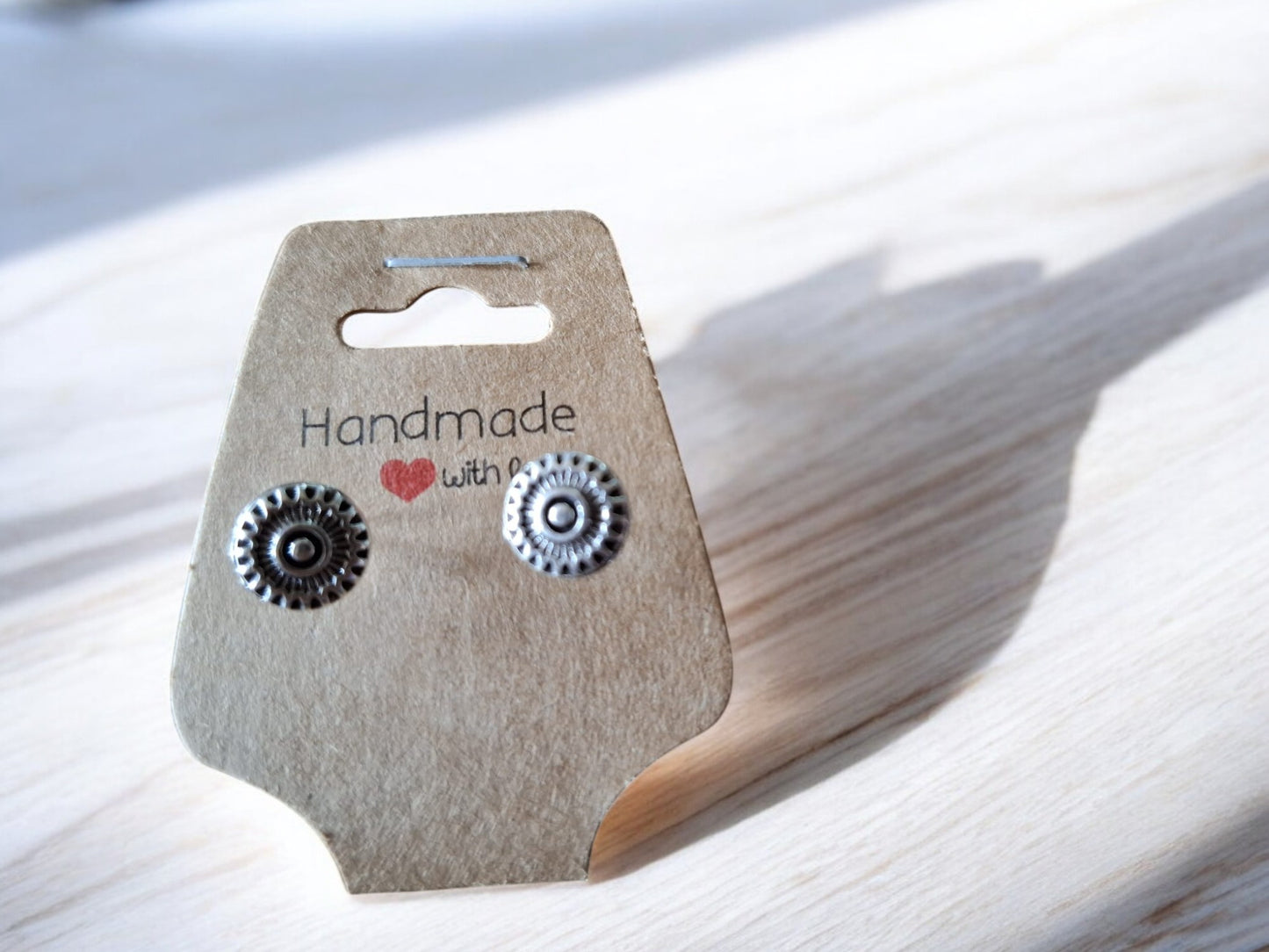 🌻 Retro Bloom Oorringen – Zonnig, stoer & handmade ☀️✨