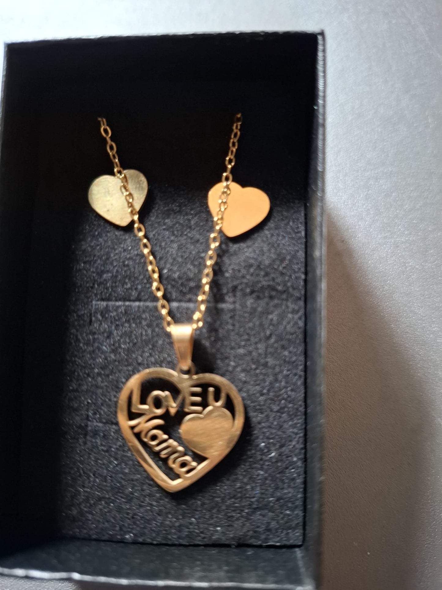 💖 Mama Set “Love U” – Een hartje vol liefde! 💖