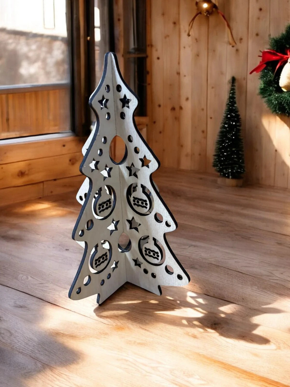 Houten kerstboom – 2-delig design
