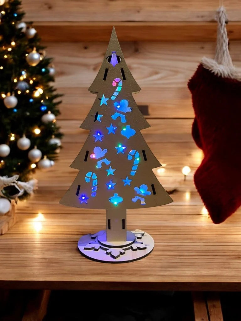 π Houten Kerstboom met LED-verlichting β¨