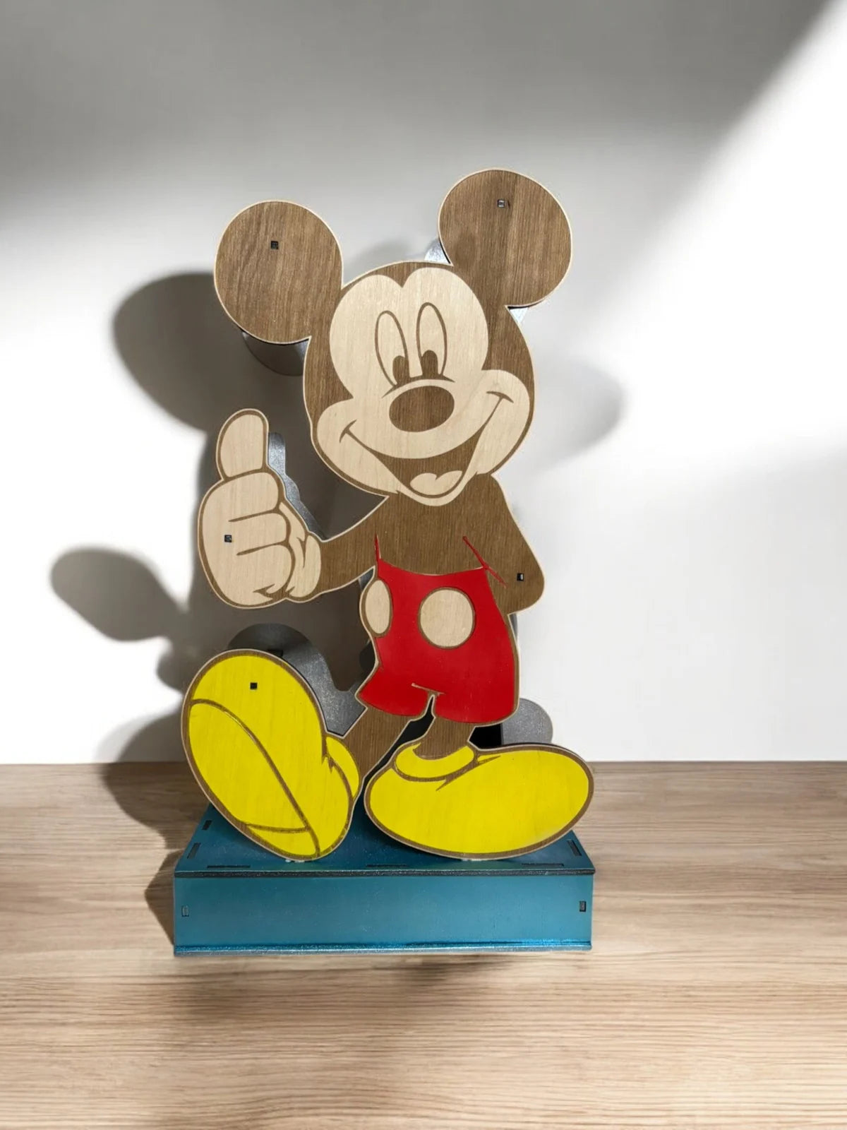 Houten Nachtlamp β Mickey Mouse