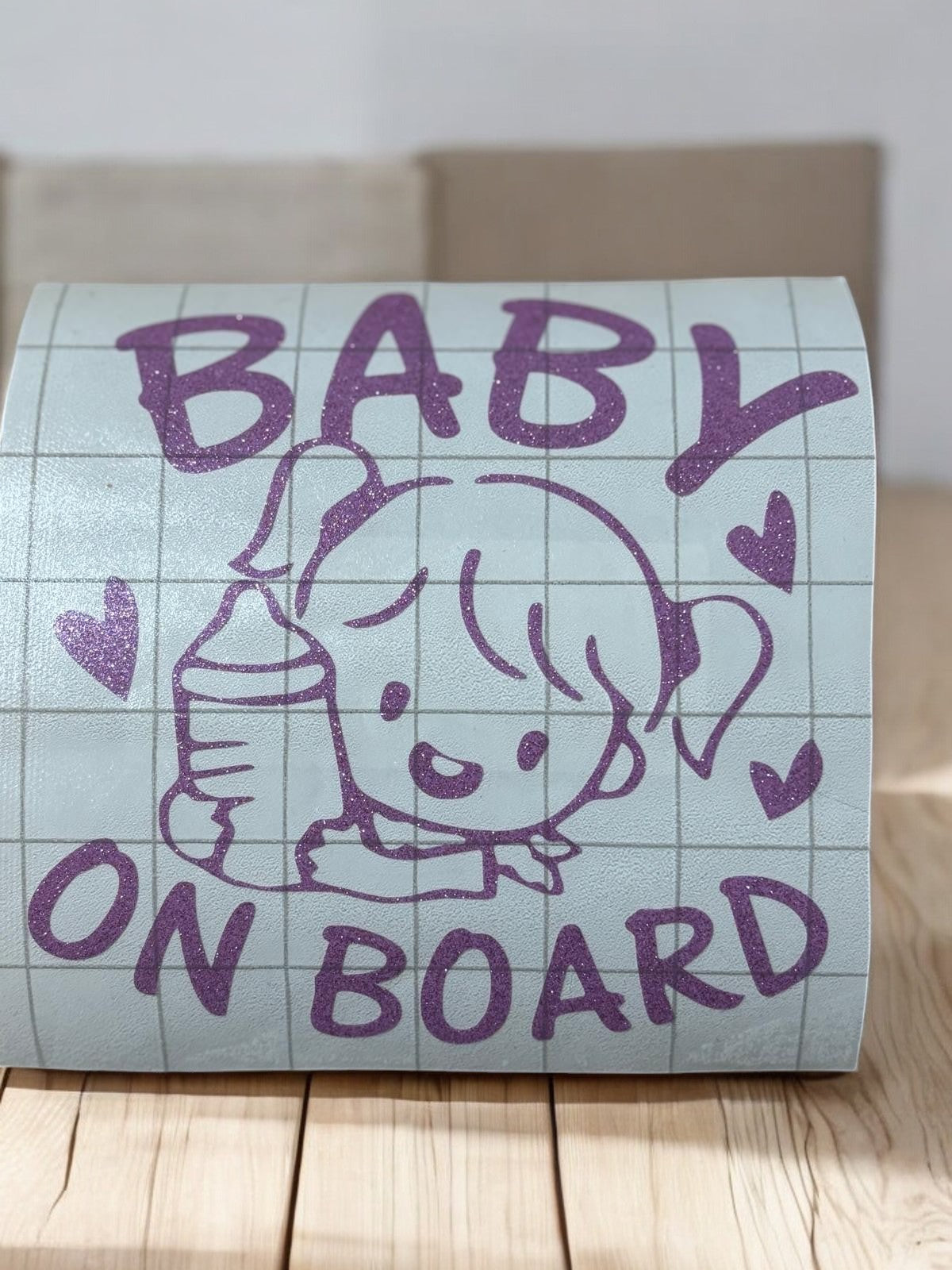 💜 Baby On Board – Lief, vrolijk & glitterend! 👶✨