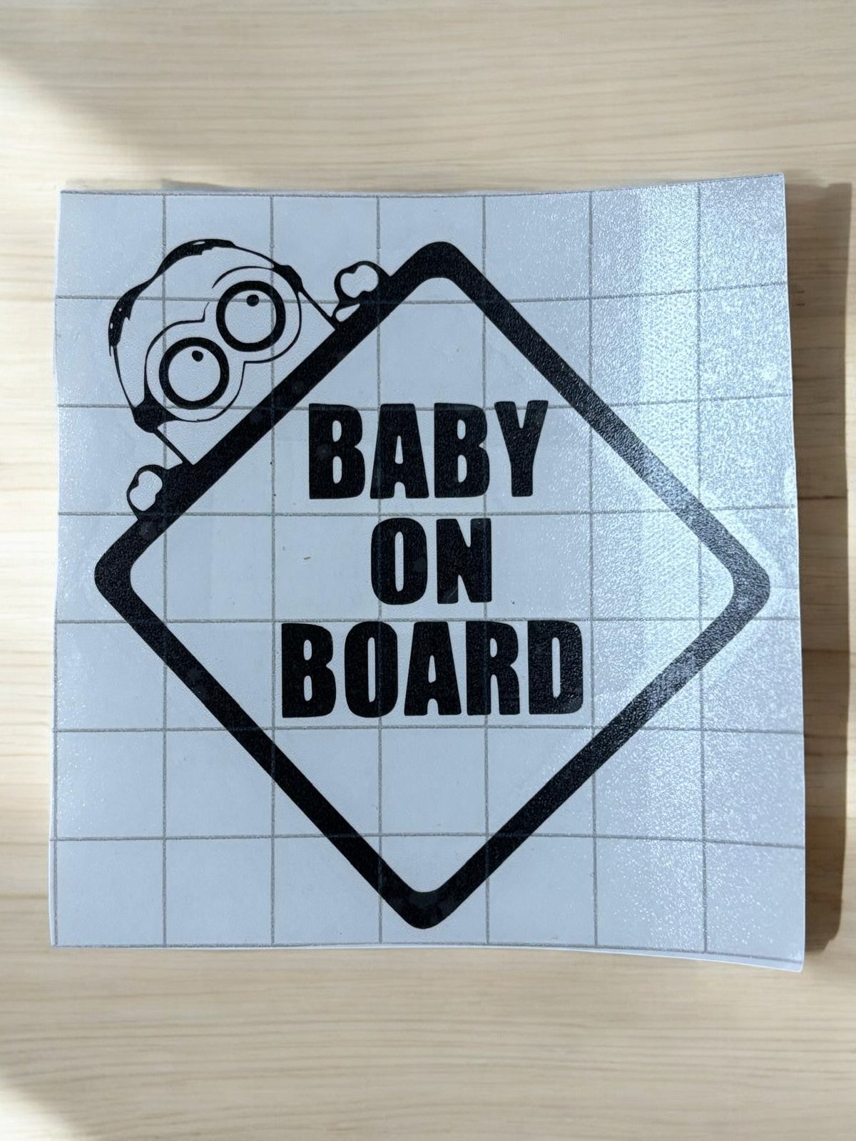 🙈 Baby on Board Sticker – Minion Style