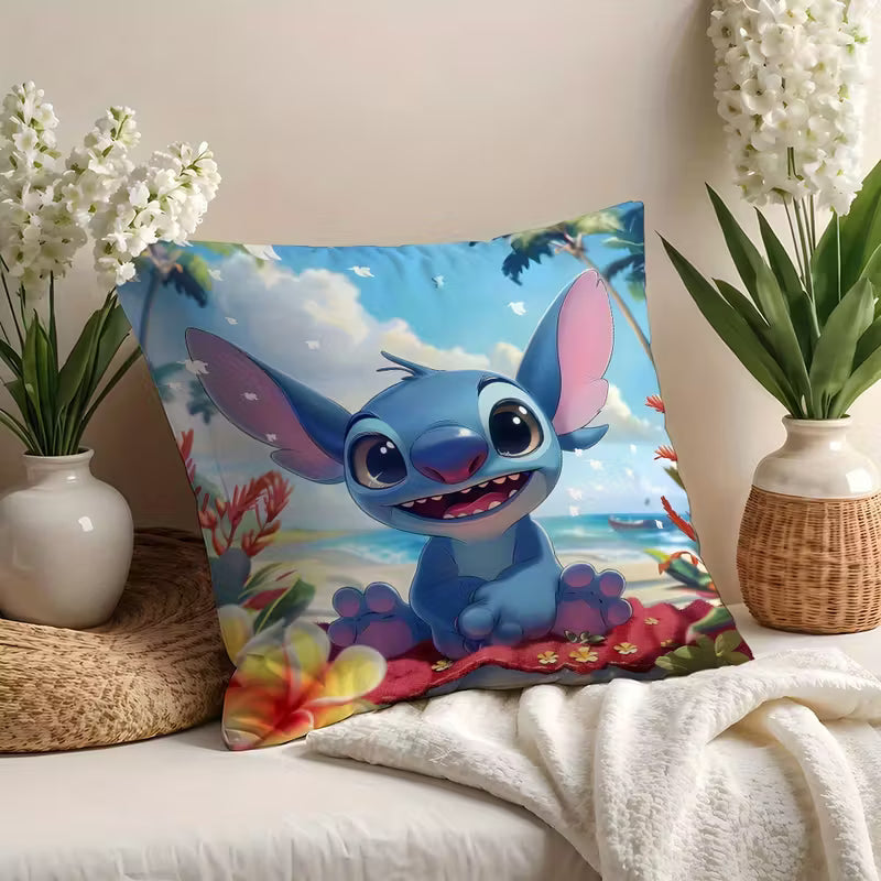 β¨ Kussensloop Happy stitch β 40Γ40 cm π