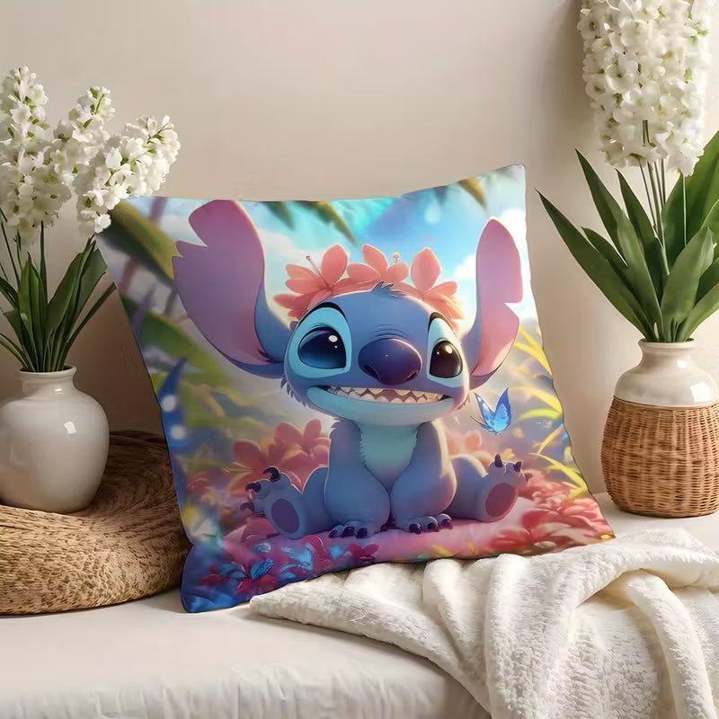 β¨ Kussensloop Happy stitch β 40Γ40 cm π