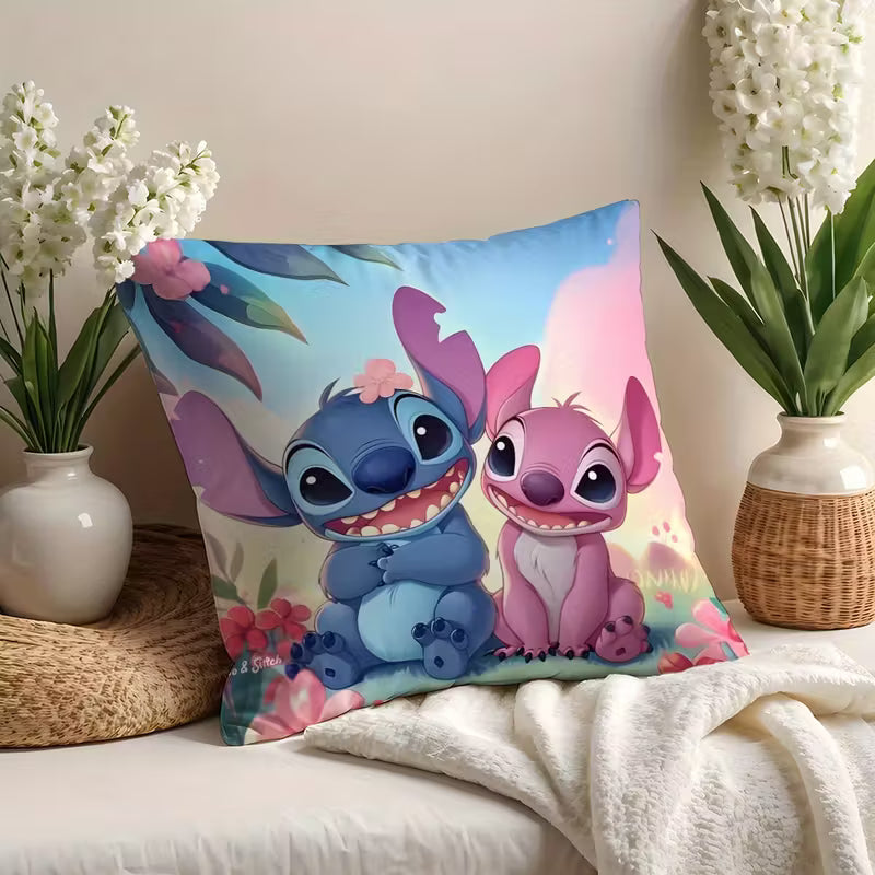 β¨ Kussensloop Happy stitch β 40Γ40 cm π