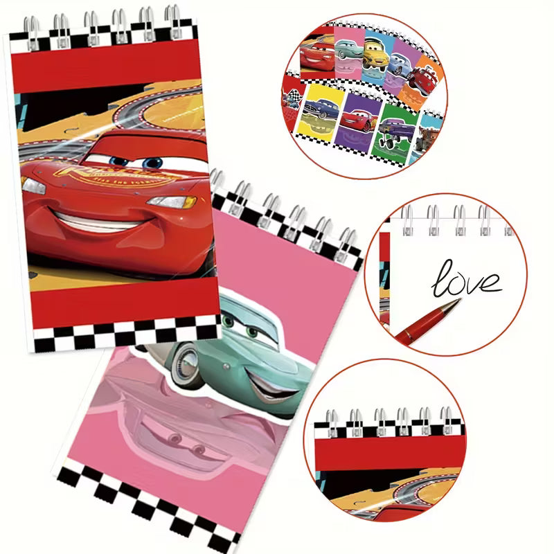 Notitieboekje – Disney Cars 🚗✨