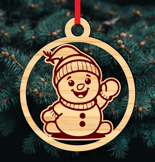 🎄✨ Houten Kerstornament – Magisch Kerstvriendjes ! ✨🎅🦌⛄