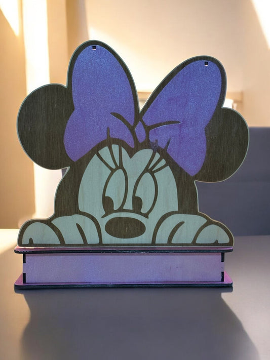 Houten Lamp Mini Mouse