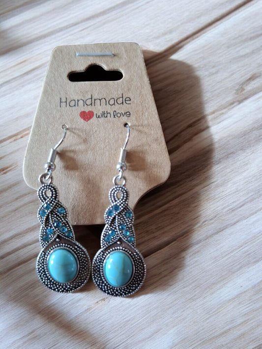 💙 Ocean Whisper Oorringen – Dromen van blauw en boho flair ✨