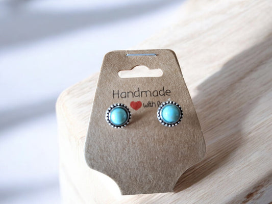 🔷 Boho Dot Oorringen – Een vleugje blauw en een heleboel charme! 🌼✨