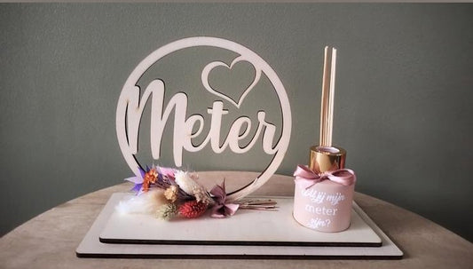 Meter Cadeauset met Droogbloemen & Geurstokjes