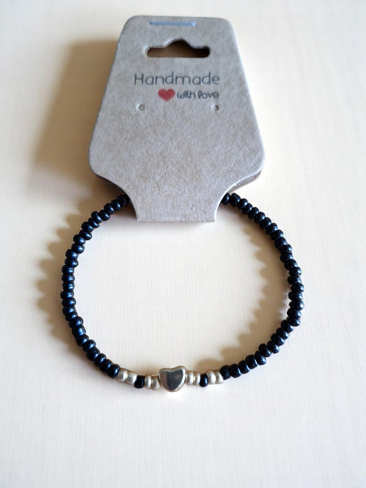 🖤 Kinderarmband Zwart – Stoer & Lief in Eén
