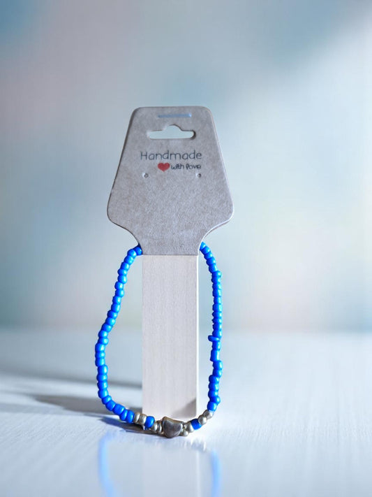 💙 Kinderarmband Blauw – Stoer, Fris & Met een Hartje