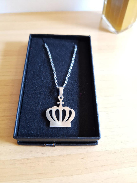 👑 Kinderketting met Kroon – Voor Kleine Koningen & Prinsesjes