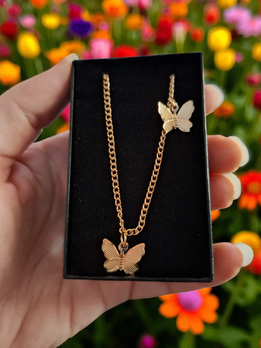 🦋 Vlinderketting Magie – Voor kleine dromers met een groot hart! 🌸