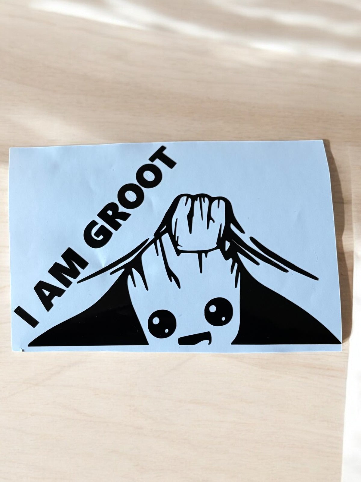 I AM GROOT Sticker – Voor de échte Guardians-fan! 🌱🚀