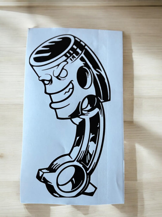 Piston Sticker – Groot Formaat 🔧🔥