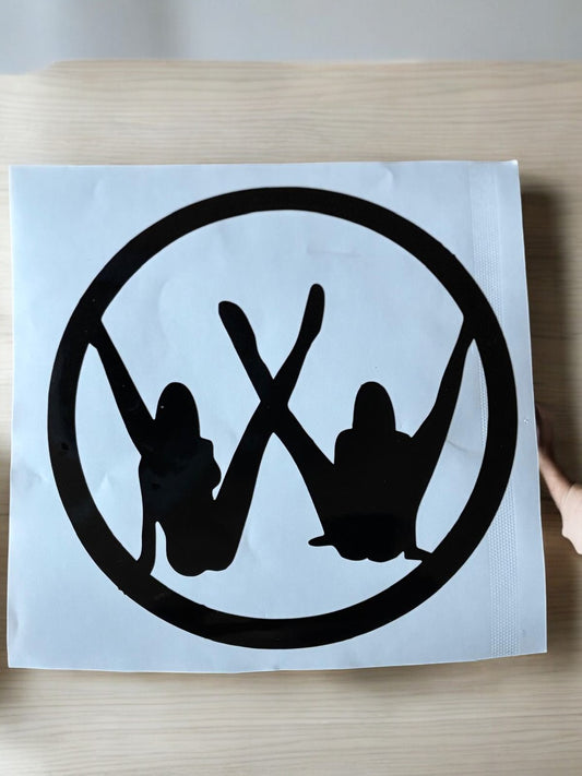 VW Girls Sticker – Sexy Silhouette Design 🔥