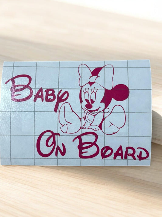🎀 Baby On Board – Schattig met een strikje! 💕