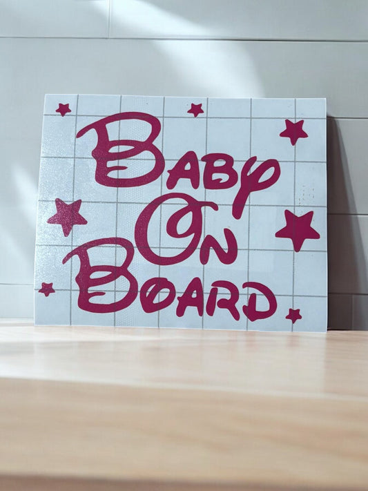 🌟 Baby On Board – Ster van de Weg! 🚗💫