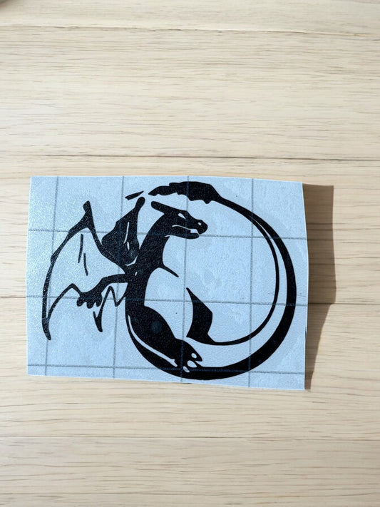 🔥 Charizard Flame Sticker – Voor de Echte Vuurmeester! 🐉