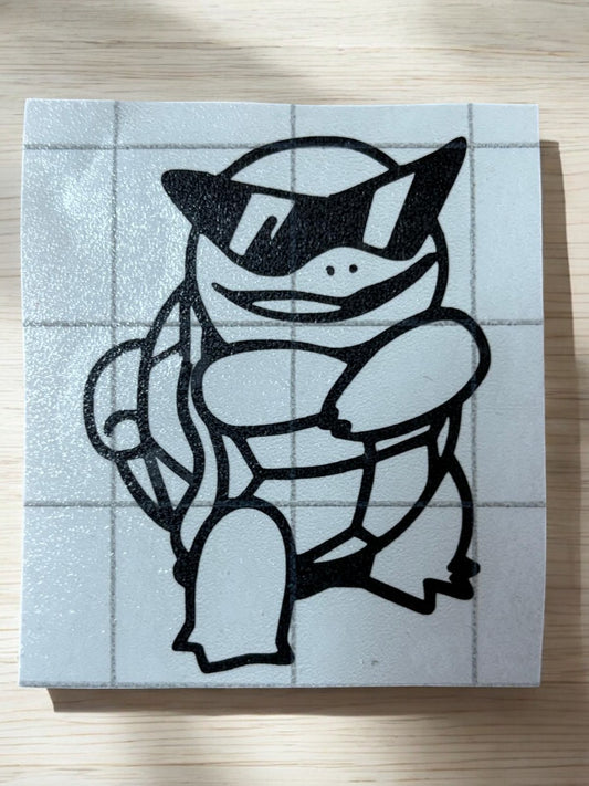😎 Cool Squirtle Vinyl Sticker – Limited Attitude Edition