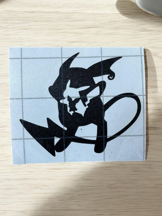 ⚡ Schaduw-Raichu Sticker – Elektrisch en elegant!
