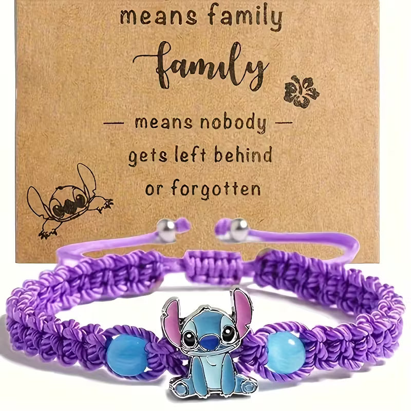 ✨ Gevlochten Armbandje stitch Paars💜