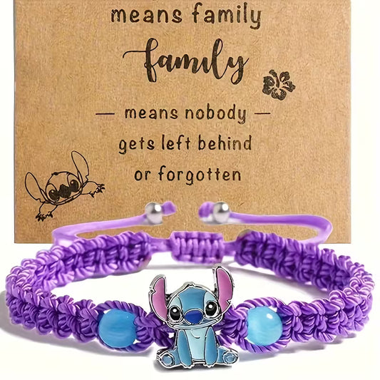 ✨ Gevlochten Armbandje stitch Paars💜