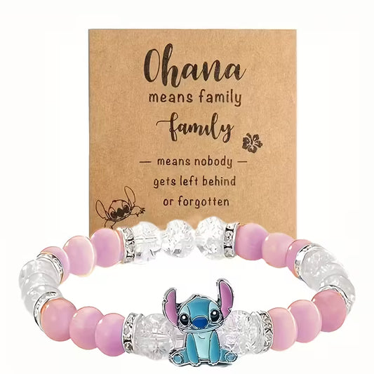 ✨ Kralenarmband stitch Roze🌸