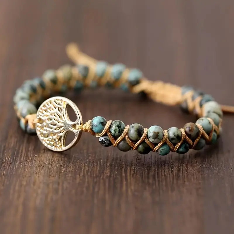 🌳 Levensboom Armband – Aarding, Groei & Bescherming