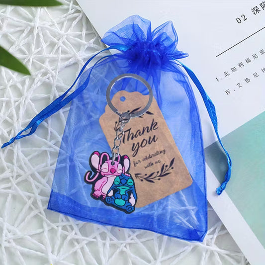 ✨ Sleutelhanger – vrolijke blauwe stitch 💙